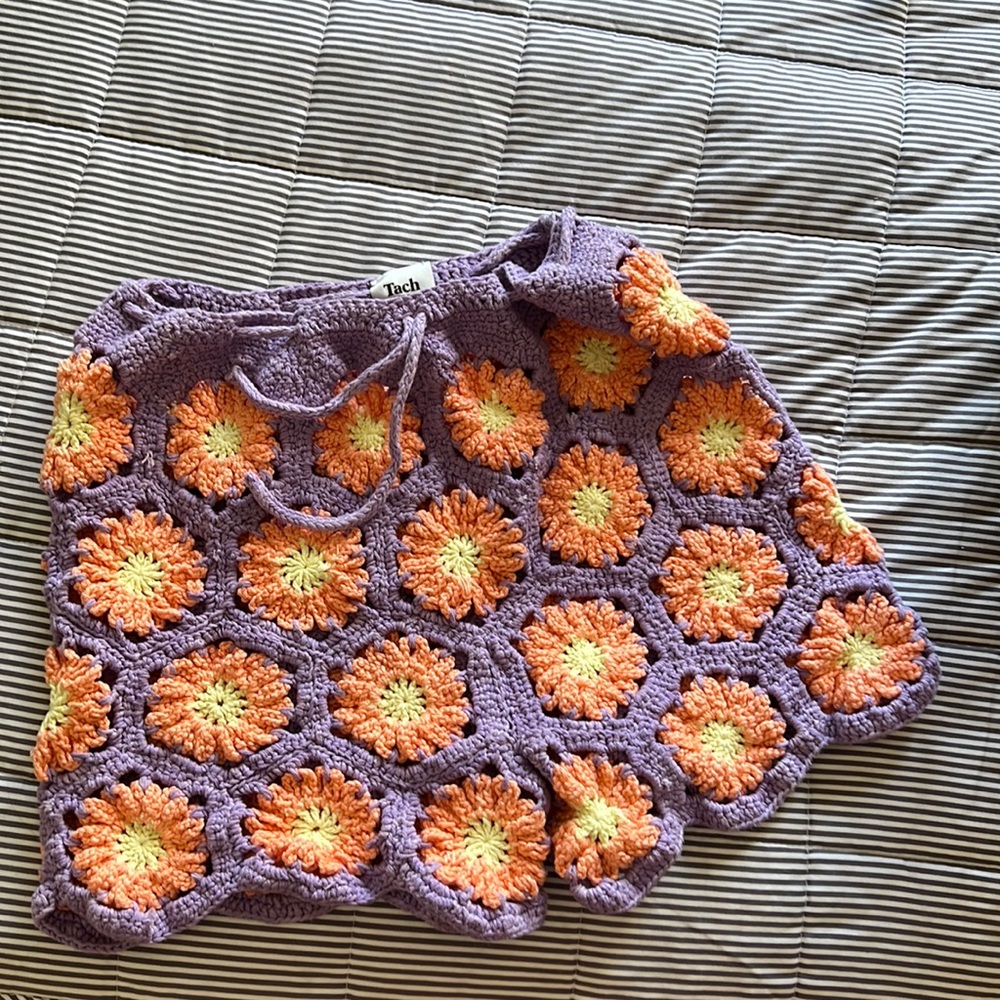 Tach clothing crochet shorts